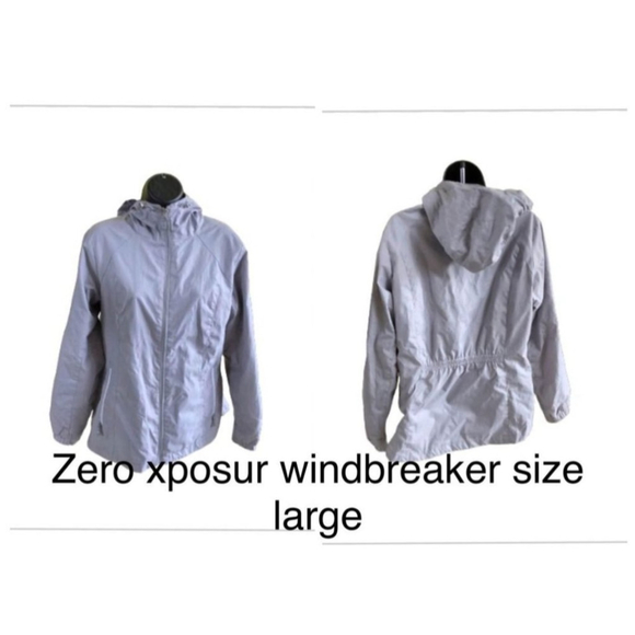 Women’s Zero Xposur Windbreaker Size Large - Picture 2 of 2